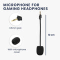 kwmobile Replacement Headphone Microphone compatible with Logitech G733 Headset - Gaming Headphones Microphone with 3.5mm Jack Plug