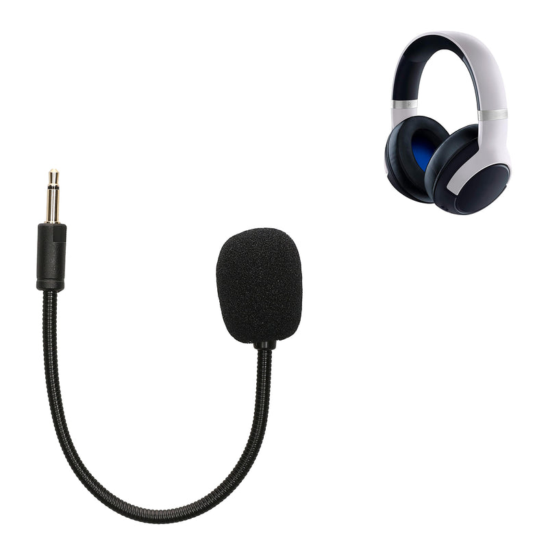 kwmobile Replacement Headphone Microphone compatible with Razer Kaira Pro Headset Gaming Headphones Microphone with 3.5 mm Jack Plug