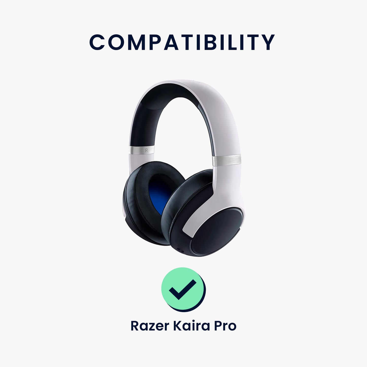 kwmobile Replacement Headphone Microphone compatible with Razer Kaira Pro Headset Gaming Headphones Microphone with 3.5 mm Jack Plug