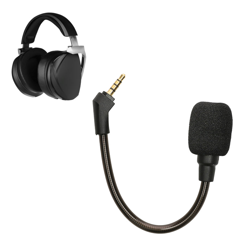 kwmobile Ersatz Kopfhörer Mikrofon kompatibel mit ASUS ROG Theta 7.1 Headset - Gaming Headphones Mikrofon mit 3,5 mm Klinkenstecker - Schwarz Schwarz  