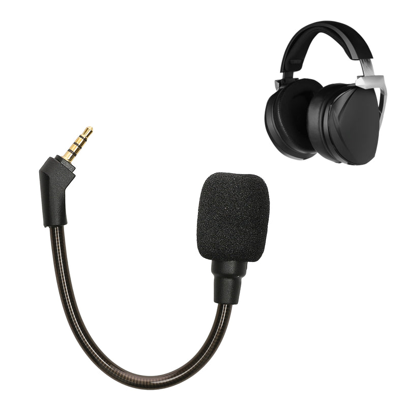 kwmobile Replacement Headphone Microphone compatible with ASUS ROG Theta 7.1 Headset - Gaming Headphone Microphone with 3.5 mm Jack Plug