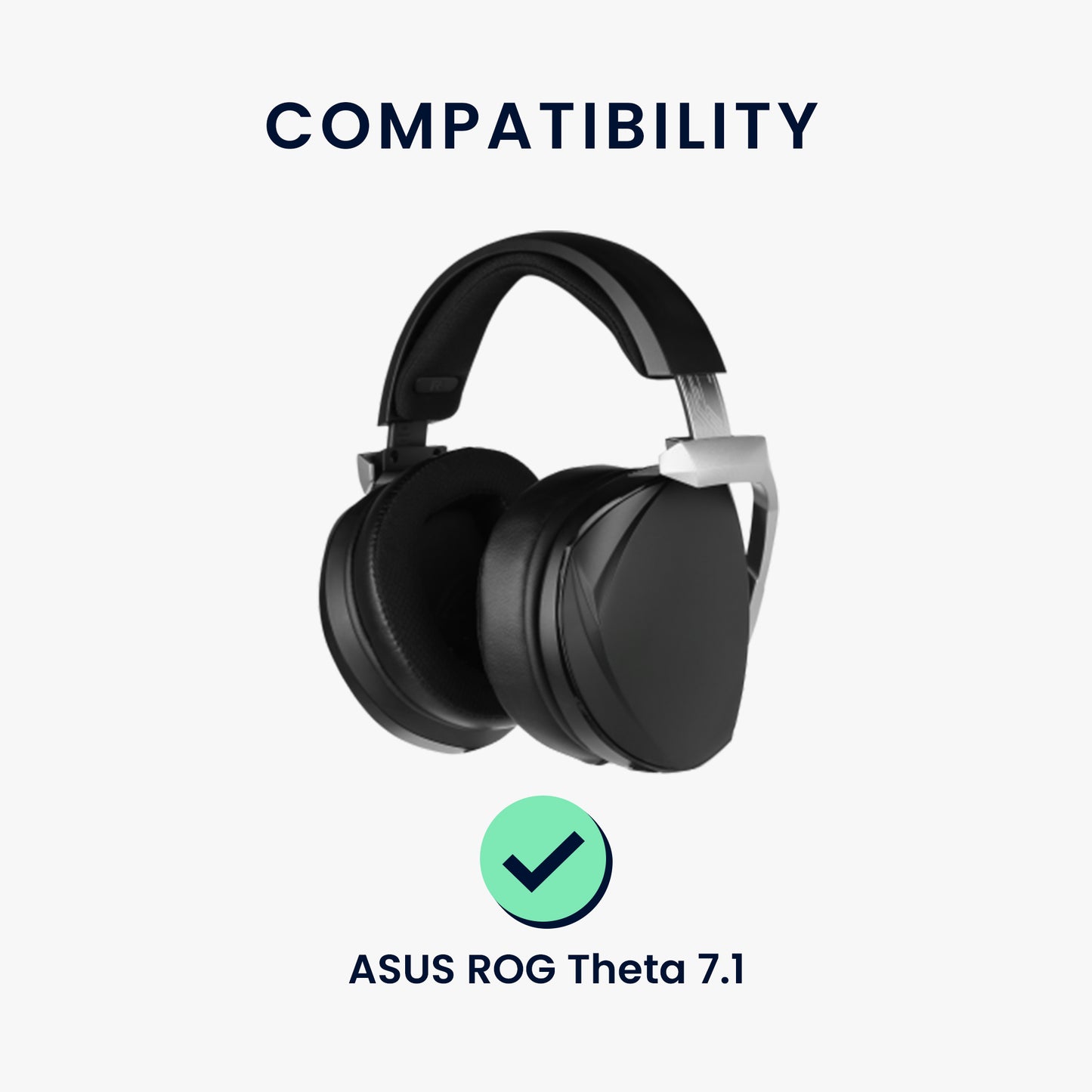 kwmobile Replacement Headphone Microphone compatible with ASUS ROG Theta 7.1 Headset - Gaming Headphone Microphone with 3.5 mm Jack Plug