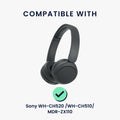 kwmobile Case for Sony WH-CH520 / WH-CH510 / MDR-ZX110 Bag - Headset Case Made of Nylon