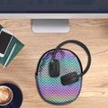 kwmobile Case for JBL Tune 600 / 500BT / 510BT / 450 - Headset Pouch made of Metallic Faux Leather and Nylon
