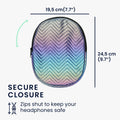 kwmobile Case for Anker Soundcore Q20i - Nylon Headphone Bag