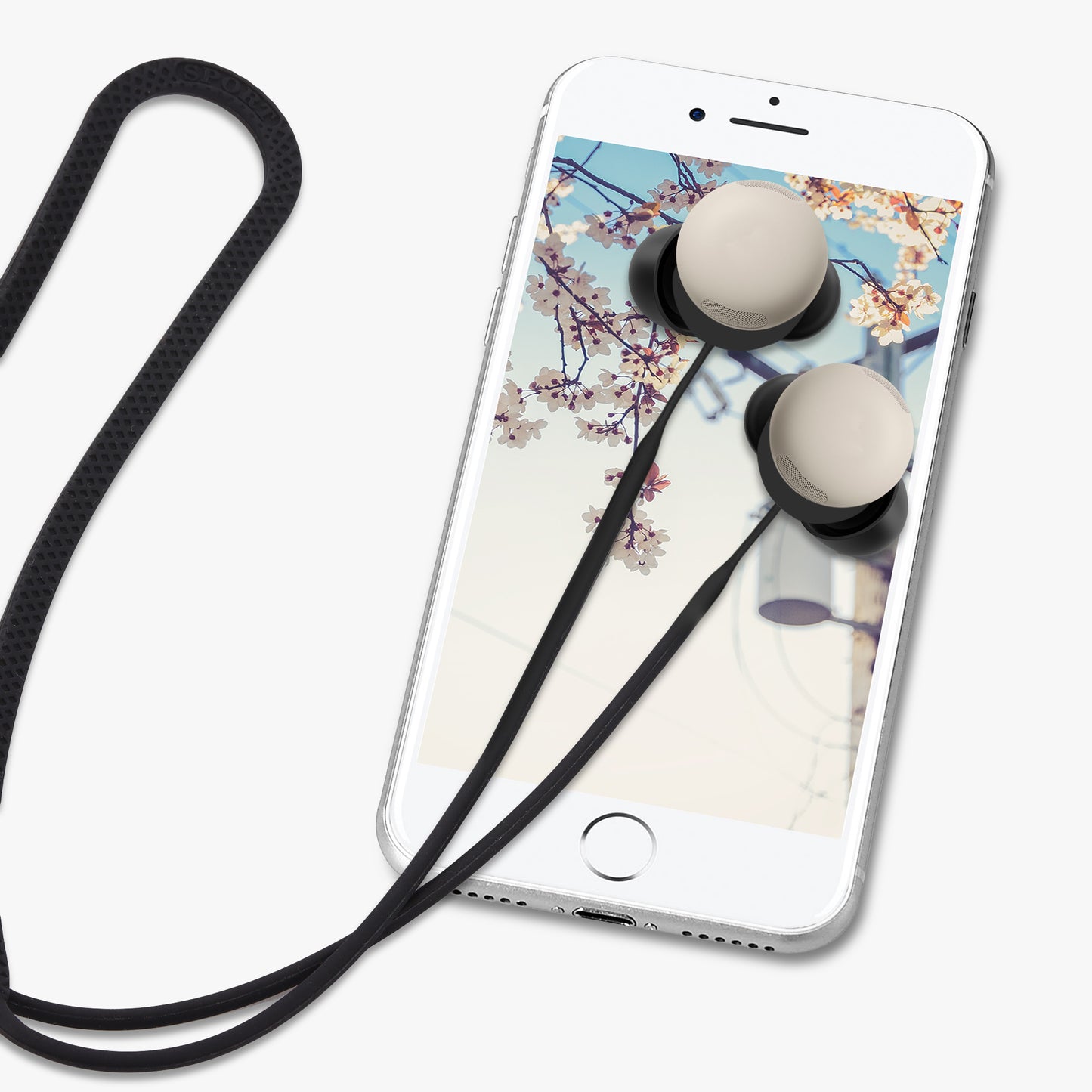 kwmobile Lanyard compatible with Google Pixel Buds Pro 2 Headphones - Headphone Holder Band Strap