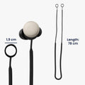 kwmobile Lanyard compatible with Google Pixel Buds Pro 2 Headphones - Headphone Holder Band Strap