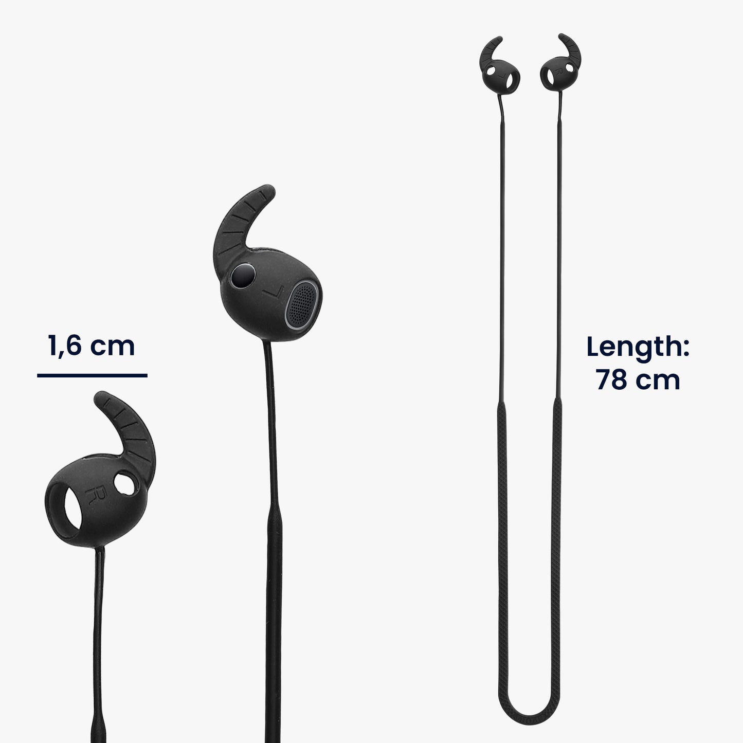 kwmobile Lanyard Compatible with Samsung Galaxy Buds 3 Pro Headphones - Earphone Holder Strap