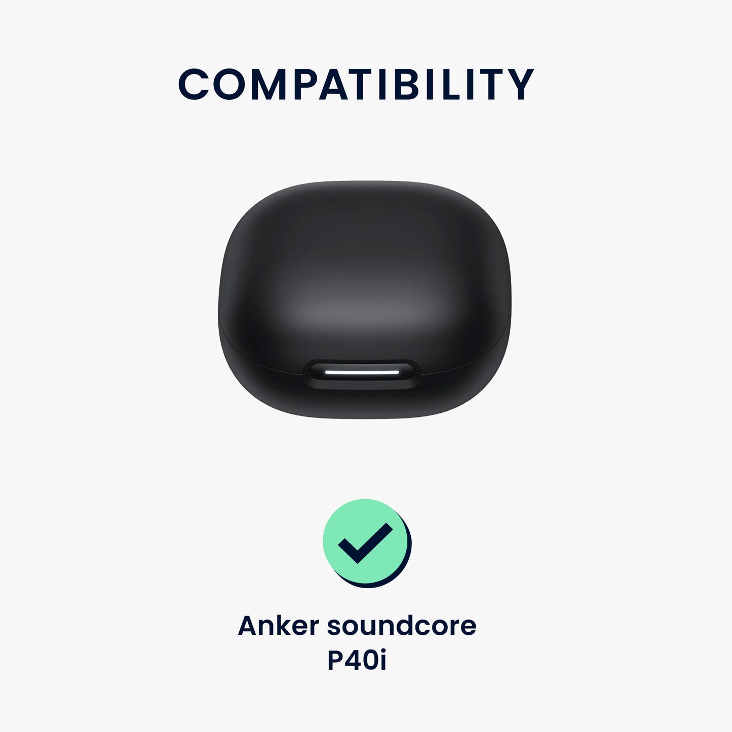 Silicone Case for Anker Soundcore P40i Ghost Design