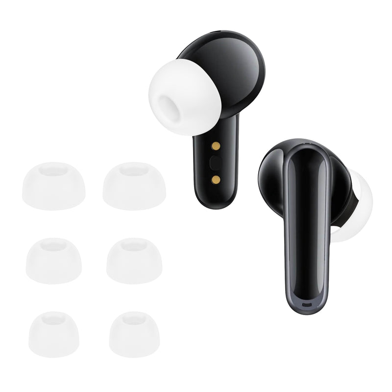 kwmobile 6x Polster kompatibel mit Anker Soundcore P40i / Soundcore P20i - 3 Größen - Silikon Ohrstöpsel In-Ear Kopfhörer Weiß  
