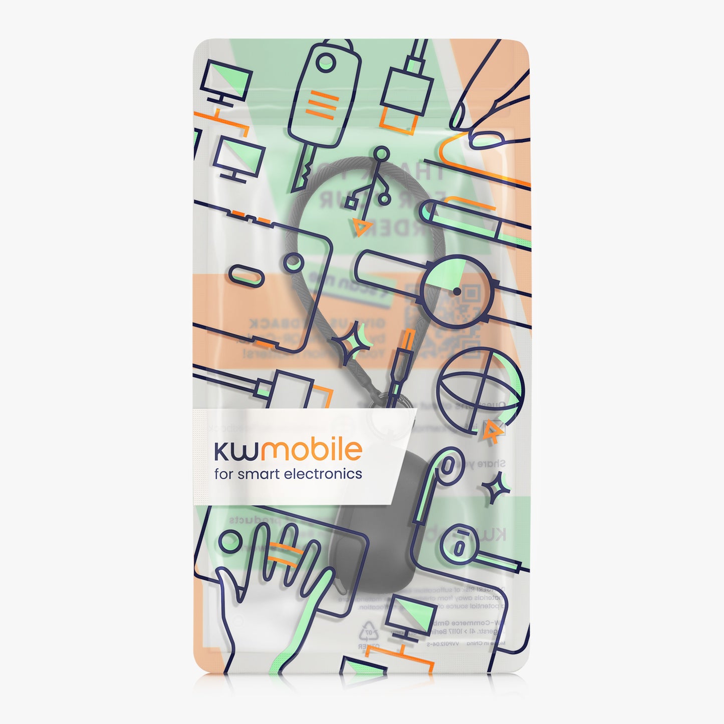 kwmobile Case Compatible with JBL Vibe Buds Headphones