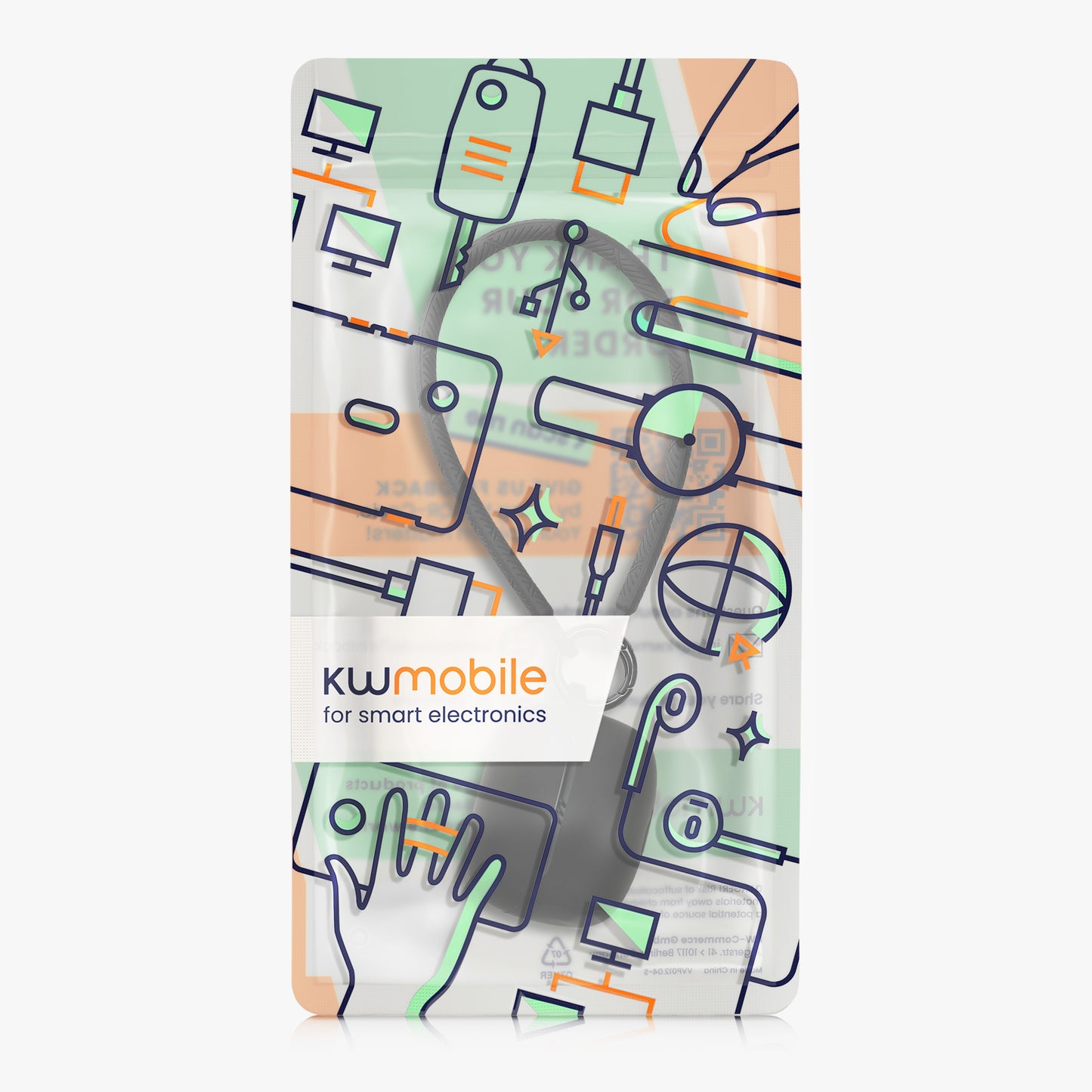 kwmobile Case compatible with JBL Tune Beam 2 Headphones