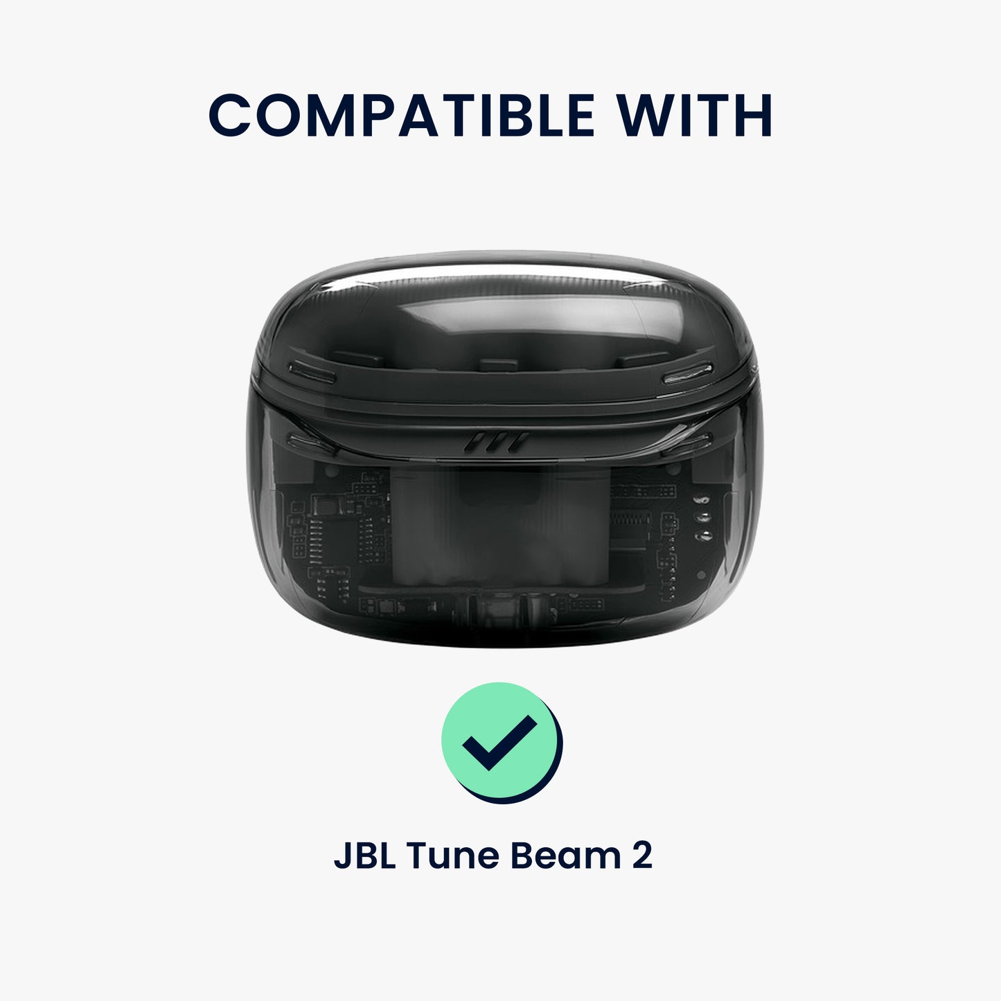 kwmobile Case compatible with JBL Tune Beam 2 Headphones