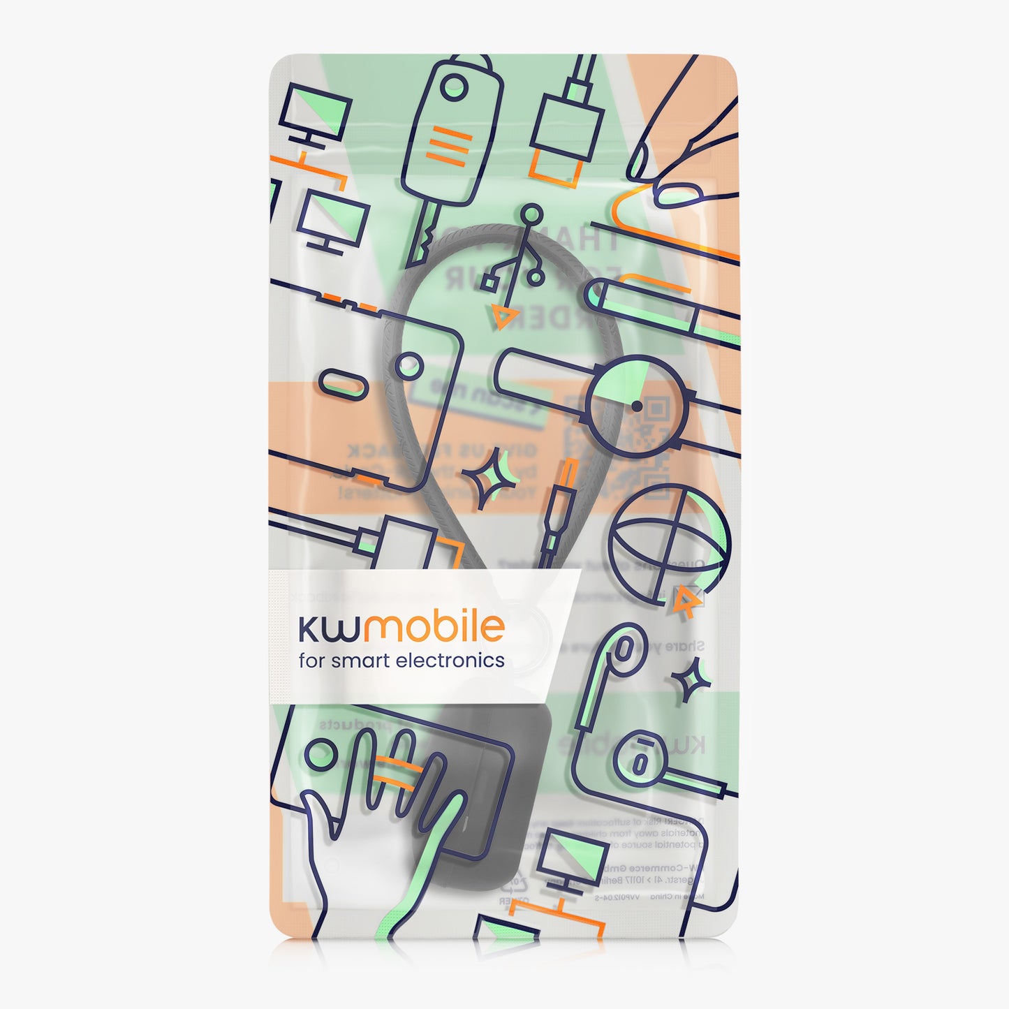 kwmobile Case Compatible with Anker Soundcore Life P2 mini Headphones