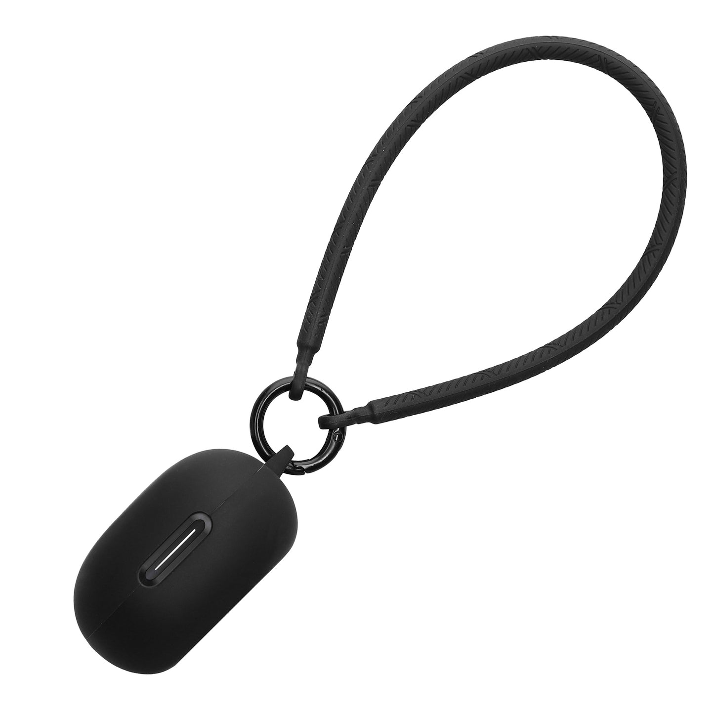 kwmobile Hülle kompatibel mit Anker soundcore P40i Kopfhörer - Silikon Schutzhülle Etui Case Cover - mit Handschlaufe Schwarz Schwarz  