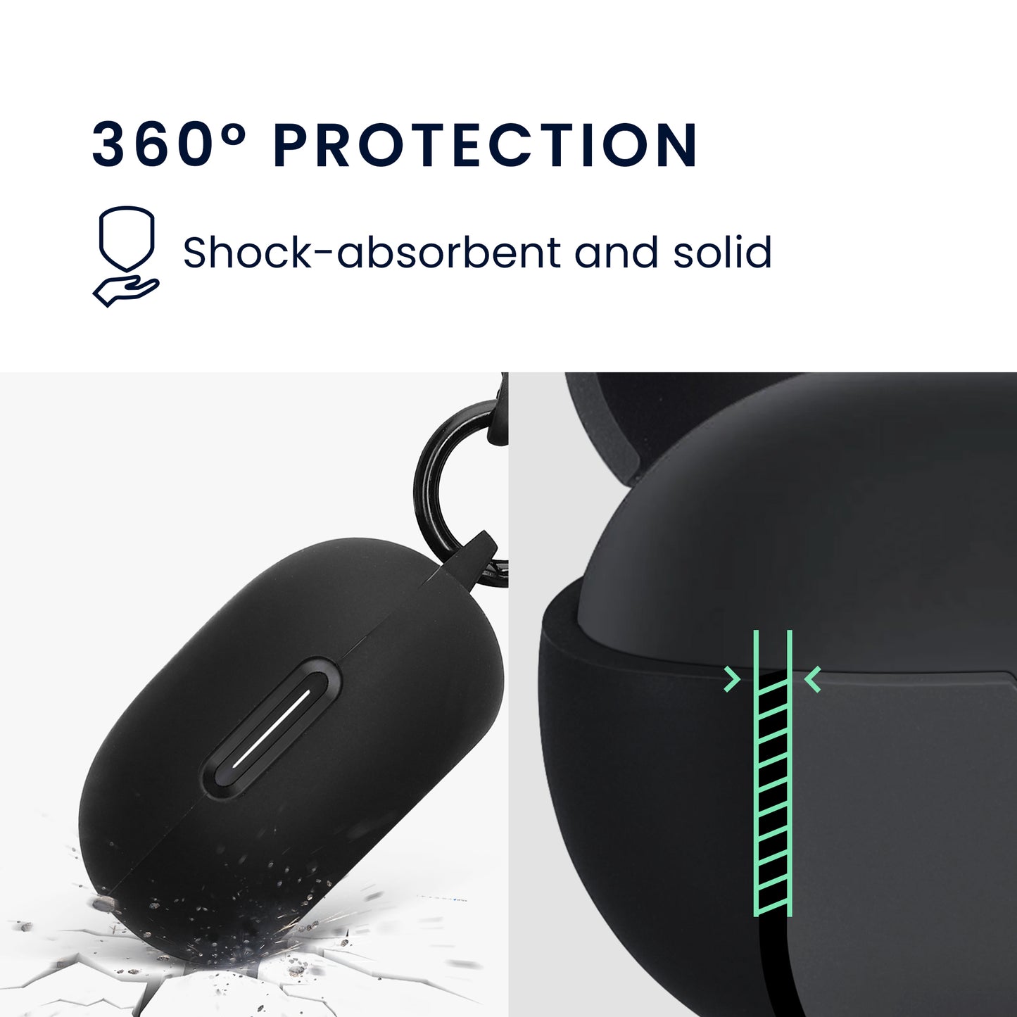 kwmobile Case Compatible with Anker Soundcore P40i Headphones