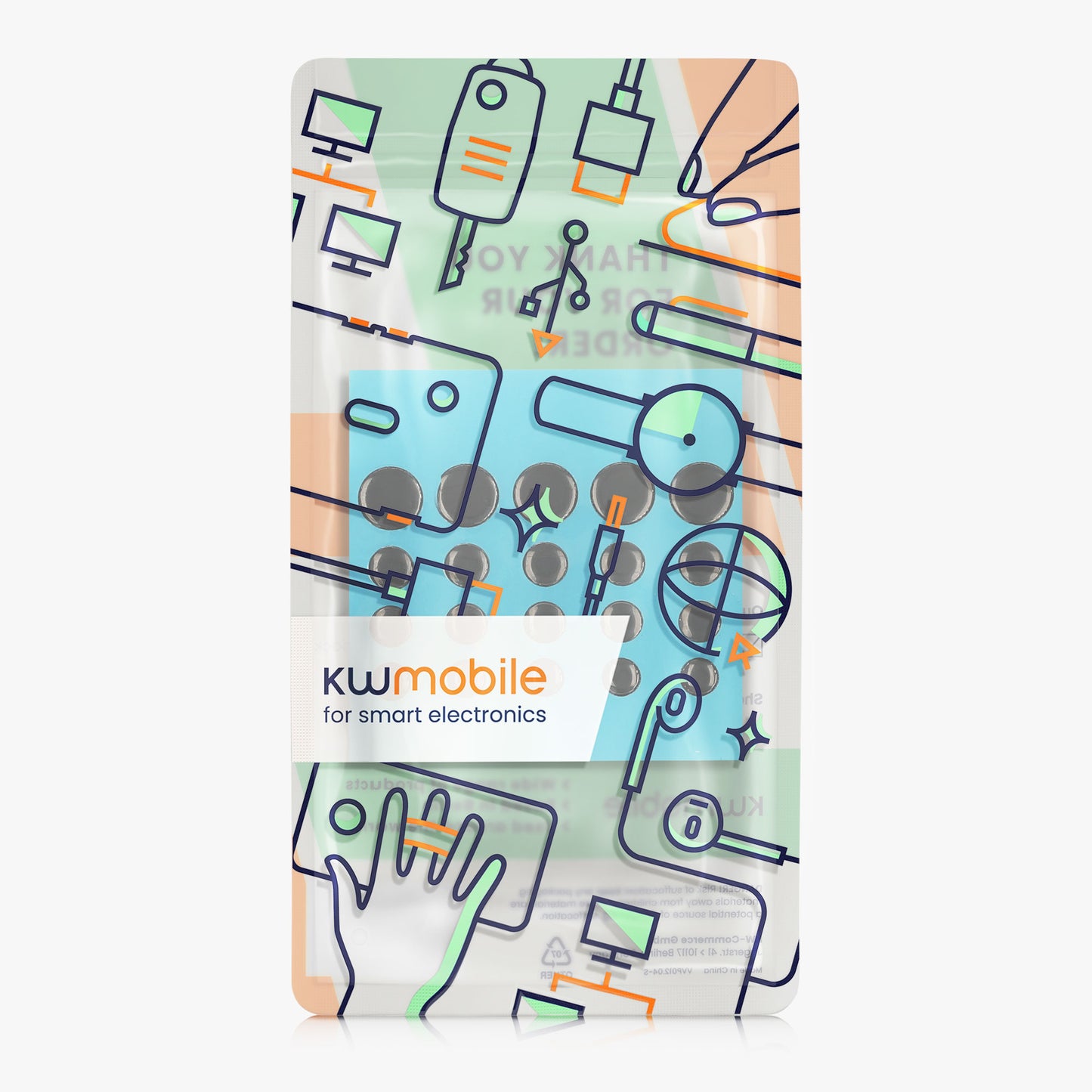kwmobile Mouse Feet Stickers for Universal Gaming Mouse Gliders - PTFE Mouse Replacement Gliders - 4 Different Sizes 6mm 6.5mm 7mm 10mm