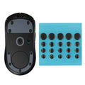 kwmobile Mouse Feet Stickers for Universal Gaming Mouse Gliders - PTFE Mouse Replacement Gliders - 4 Different Sizes 6mm 6.5mm 7mm 10mm