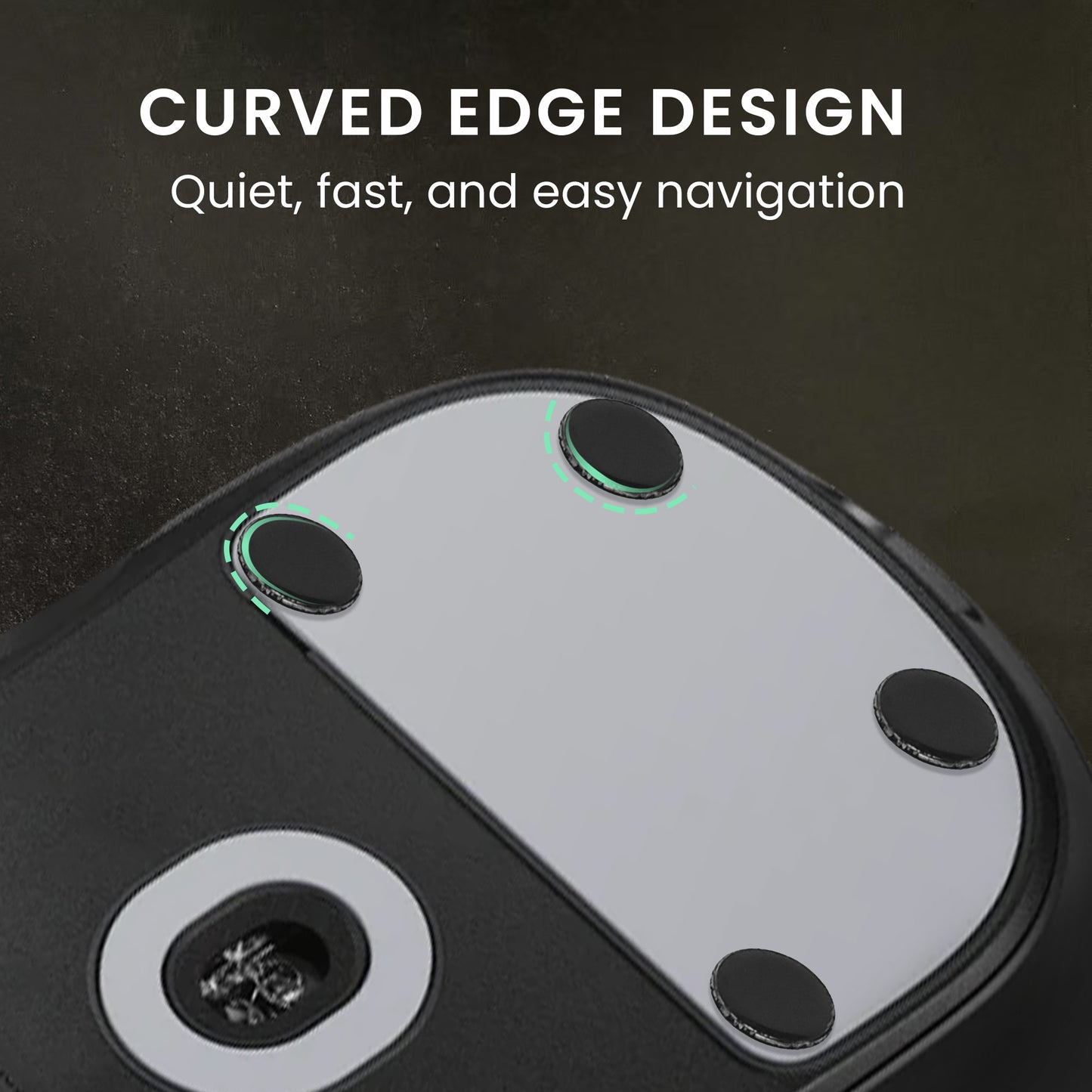 kwmobile Mouse Feet Stickers for Universal Gaming Mouse Gliders - PTFE Mouse Replacement Gliders - 4 Different Sizes 6mm 6.5mm 7mm 10mm