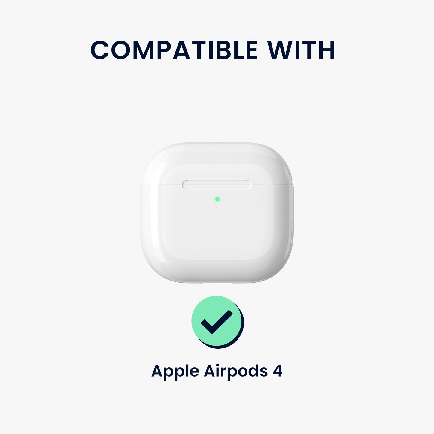 kwmobile Case Compatible with Apple AirPods 4 Headphones