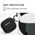 kwmobile Case Compatible with Apple AirPods 4 Headphones