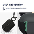 kwmobile Case Compatible with Apple Airpods Pro 2 Headphones