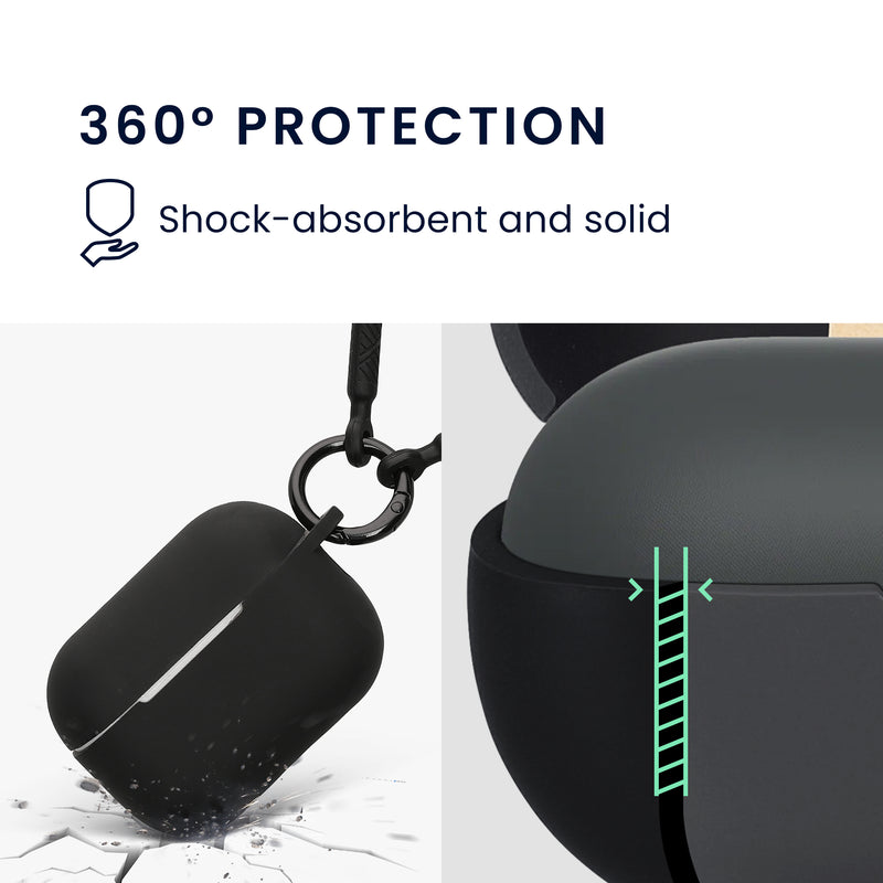 kwmobile Case Compatible with Apple Airpods Pro 2 Headphones