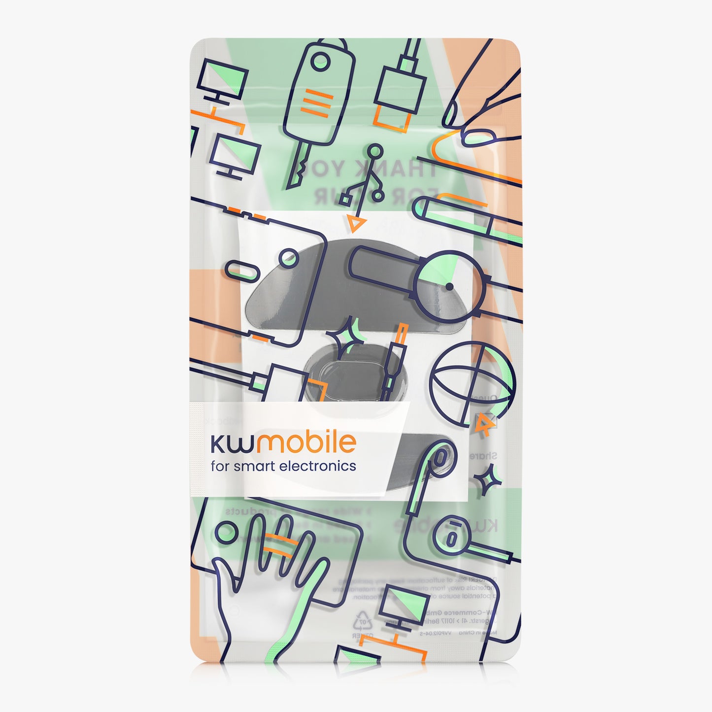 kwmobile Mouse Feet Stickers compatible with SteelSeries Aerox 3 Replacement Gliders - Precision Fit Mouse Feet - Mouse Glides