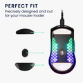 kwmobile Mouse Feet Stickers compatible with SteelSeries Aerox 3 Replacement Gliders - Precision Fit Mouse Feet - Mouse Glides