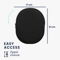 kwmobile Headphone Case for Soundcore Q20i Headphones Bag Pouch Travel Case for Headset Headphones Soft Over Ear Protective Cover