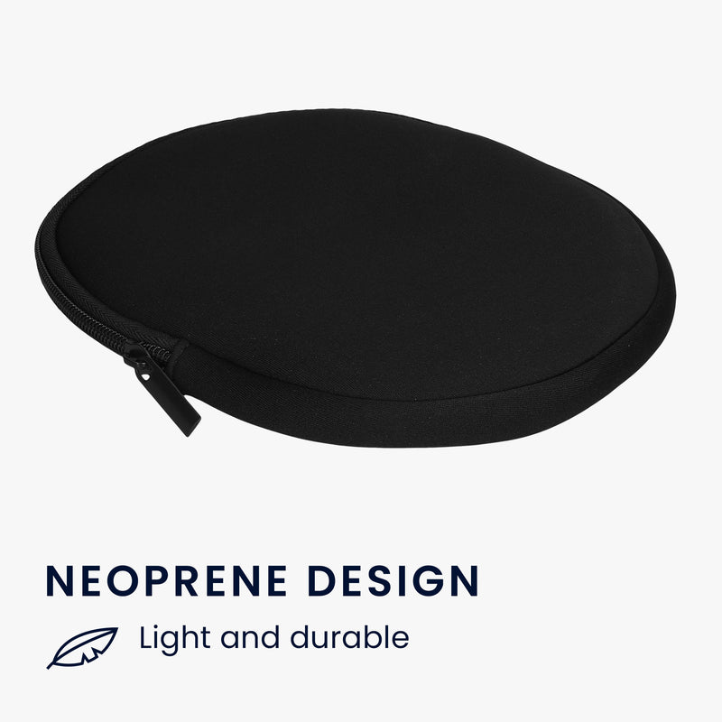 kwmobile Headphone Case for Headsets / Over-Ear Headphones, Travel Pouch for Headsets, Headphones, Soft Over-Ear Protective Cover