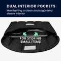 kwmobile Pouch for Headset / Over-Ear Headphones - Soft Headset Protective Case - Storage for Accessories - Cover