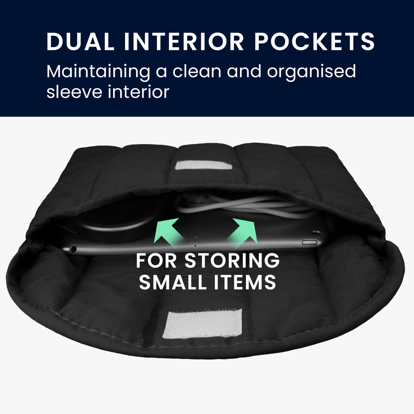 kwmobile Pouch for Headset / Over-Ear Headphones - Soft Headset Protective Case - Storage for Accessories - Cover