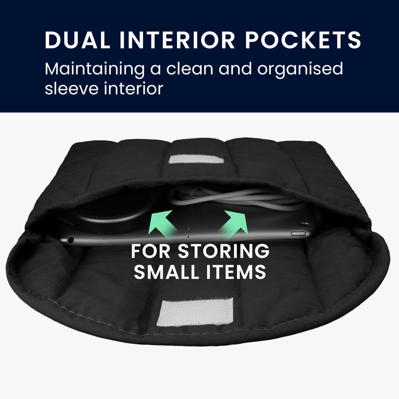 kwmobile Pouch for Headset / Over-Ear Headphones - Soft Headset Protective Case - Storage for Accessories - Cover