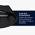 kwmobile Pouch for Headset / Over-Ear Headphones - Soft Headset Protective Case - Storage for Accessories - Cover