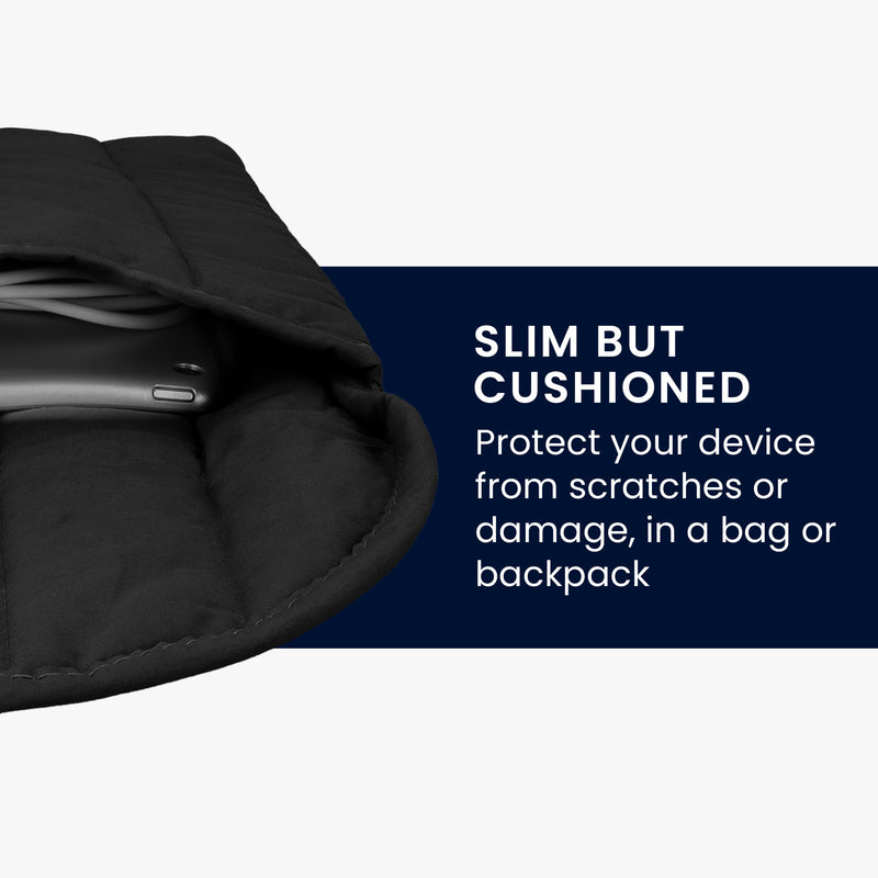 kwmobile Pouch for Headset / Over-Ear Headphones - Soft Headset Protective Case - Storage for Accessories - Cover