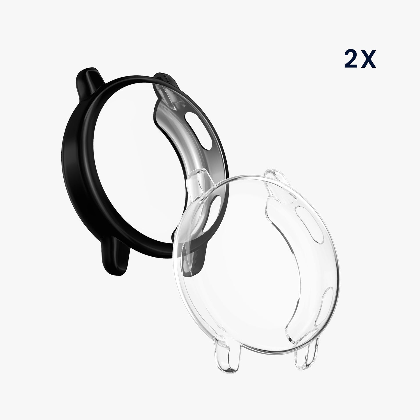 kwmobile Protective Cover for Garmin vivoactive 5 / active 5 Full Body Display Cover Set