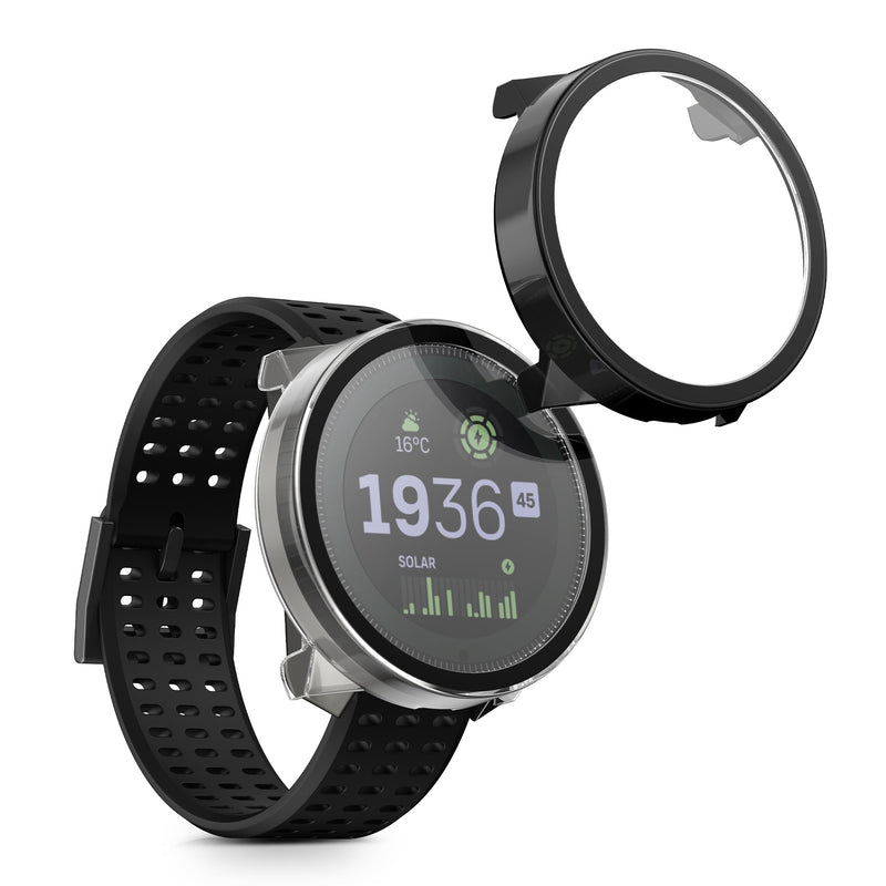 kwmobile Glass Case for Suunto Vertical Protective Cover Fullbody Fitness Tracker Case Set