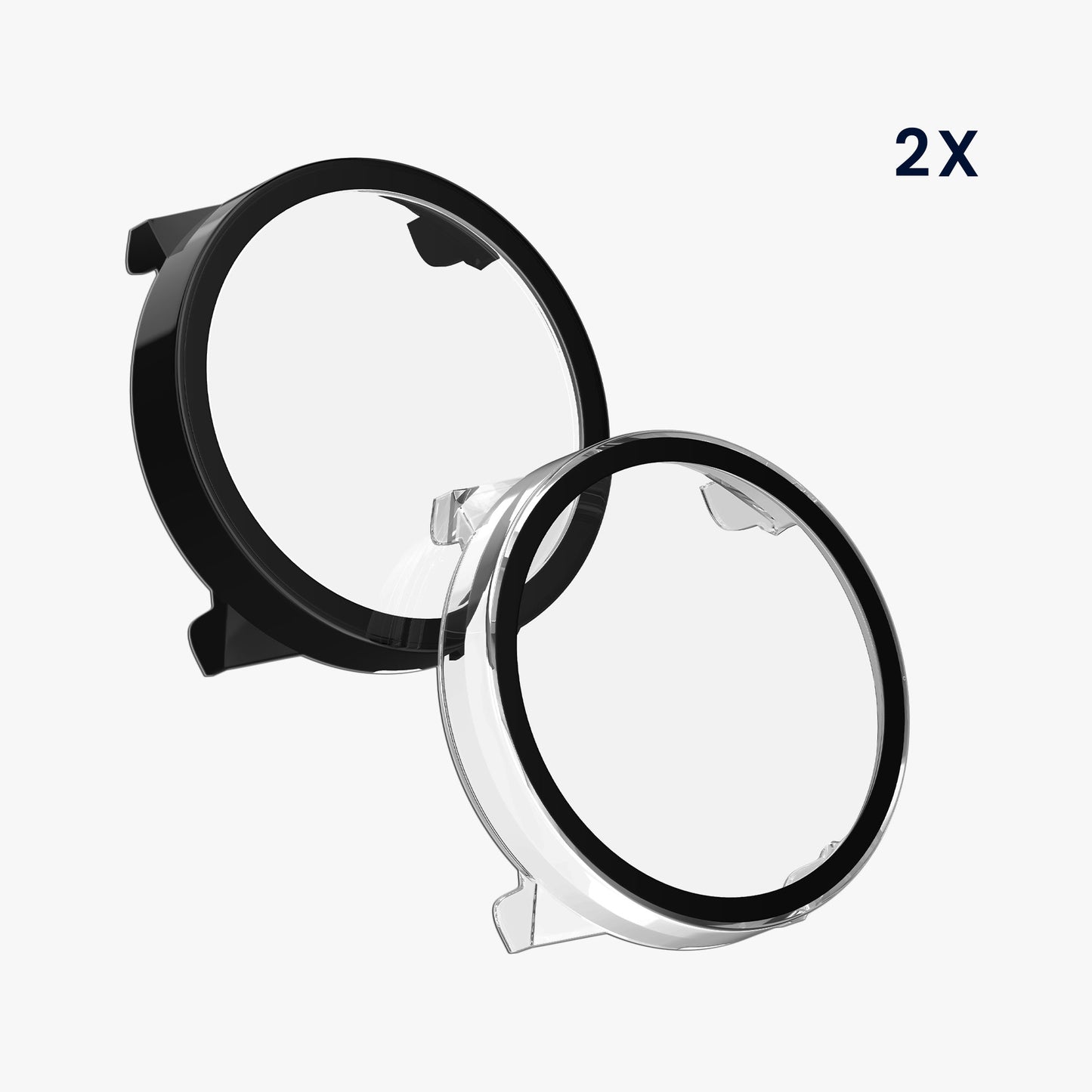 kwmobile Glass Case for Suunto Vertical Protective Cover Fullbody Fitness Tracker Case Set