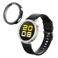 kwmobile 2x Kunststoff Hülle kompatibel mit Huawei Watch GT5 41mm / Watch GT4 41mm Schutzhülle Schutzrahmen - Glitzer Schutz Zubehör in Transparent Schwarz Transparent  [dsg01]