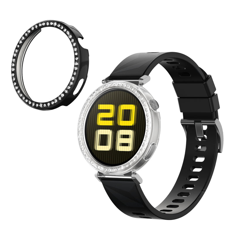 kwmobile Plastic Case compatible with Huawei Watch GT5 41mm / Watch GT4 41mm Protective Cover Protective Frame Glitter Protection Accessory