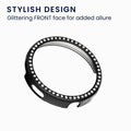 kwmobile Plastic Case compatible with Huawei Watch GT5 41mm / Watch GT4 41mm Protective Cover Protective Frame Glitter Protection Accessory