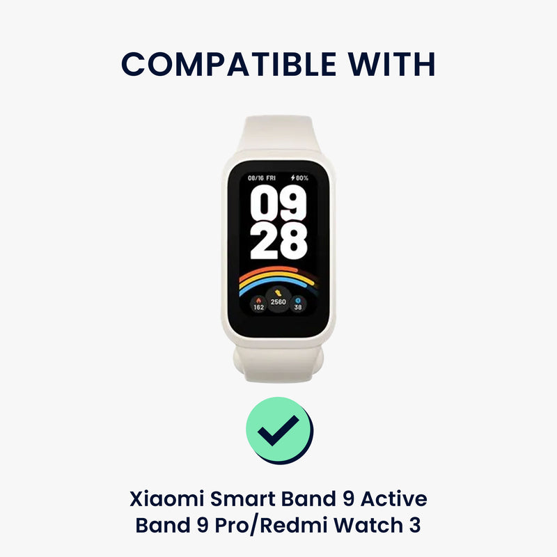 kwmobile USB Charger compatible with Xiaomi Mi Band 10 / Band 9 / 8 / 8Pro / Redmi Watch 3 Active - USB Cable Charger Stand - Smart Watch Charging Station - Charging Cable with Stand Function