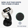 kwmobile USB Charger compatible with Xiaomi Mi Band 10 / Band 9 / 8 / 8Pro / Redmi Watch 3 Active - USB Cable Charger Stand - Smart Watch Charging Station - Charging Cable with Stand Function