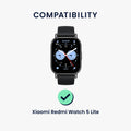 kwmobile Screen Protector compatible with Xiaomi Redmi Watch 5 Lite Film Protective Film for Fitness Tracker Robust Screen Protection