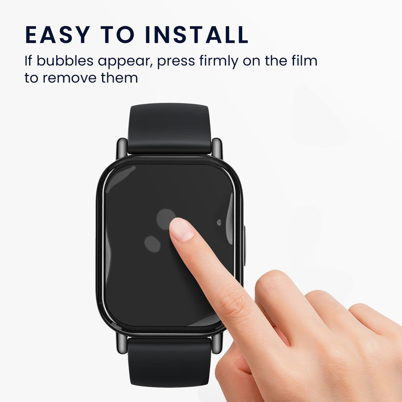 kwmobile Screen Protector compatible with Xiaomi Redmi Watch 5 Lite Film Protective Film for Fitness Tracker Robust Screen Protection