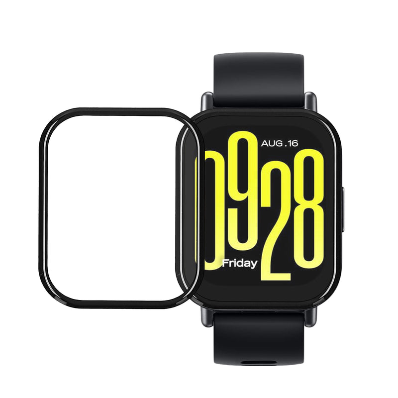kwmobile 2x Transparente Displayschutzfolie kompatibel mit Xiaomi Redmi Watch 5 Active Folie - Schutzfolie für Fitness Tracker - robuster Displayschutz Transparent  