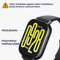 kwmobile Screen Protector compatible with Xiaomi Redmi Watch 5 Active Film Screen Protector for Fitness Tracker Robust Screen Protection
