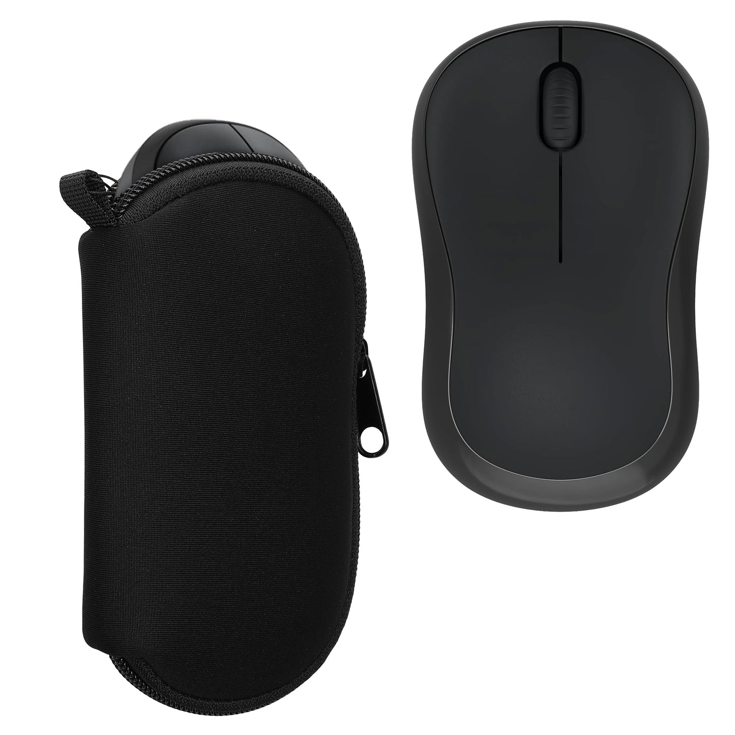 kwmobile Case Compatible with Logitech M240 SILENT / M325S - Protective Cover for PC Mouse - Computer Mouse Bag - Bag for PC Mouse