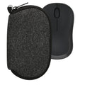 kwmobile Hülle kompatibel mit Logitech M240 SILENT / M325S - Neopren Hülle für PC Mouse Schutzhülle - Computer Maus Tasche - Neopren Tasche für PC-Maus - Anthrazit Weiß Anthrazit  